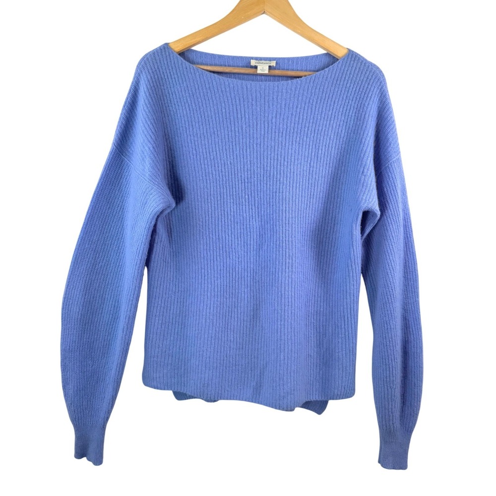 Sundance 100% Cashmere Boat Neck‎ Sweater Light Blue Size S money luxury